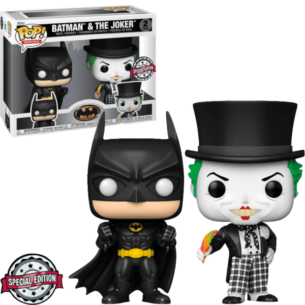 Funko Pop Heroes DC Batman & The Joker Exclusive Special 2Pack