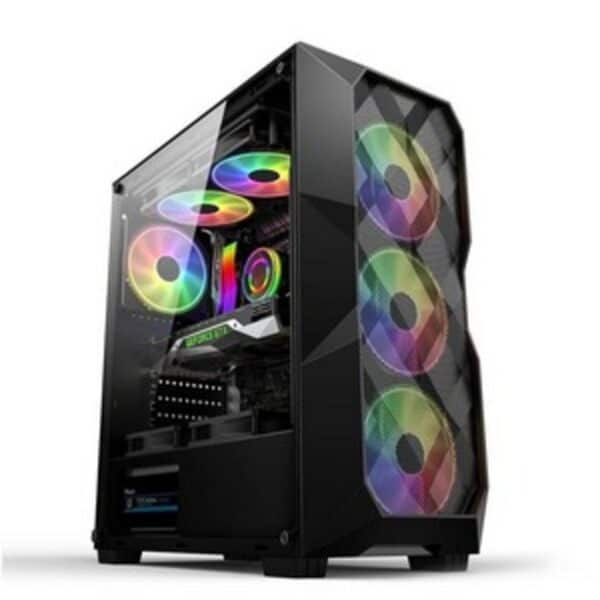 Gabinete Gamer Atx Rgb Mid Tower Com Led Hayom Gb1710
