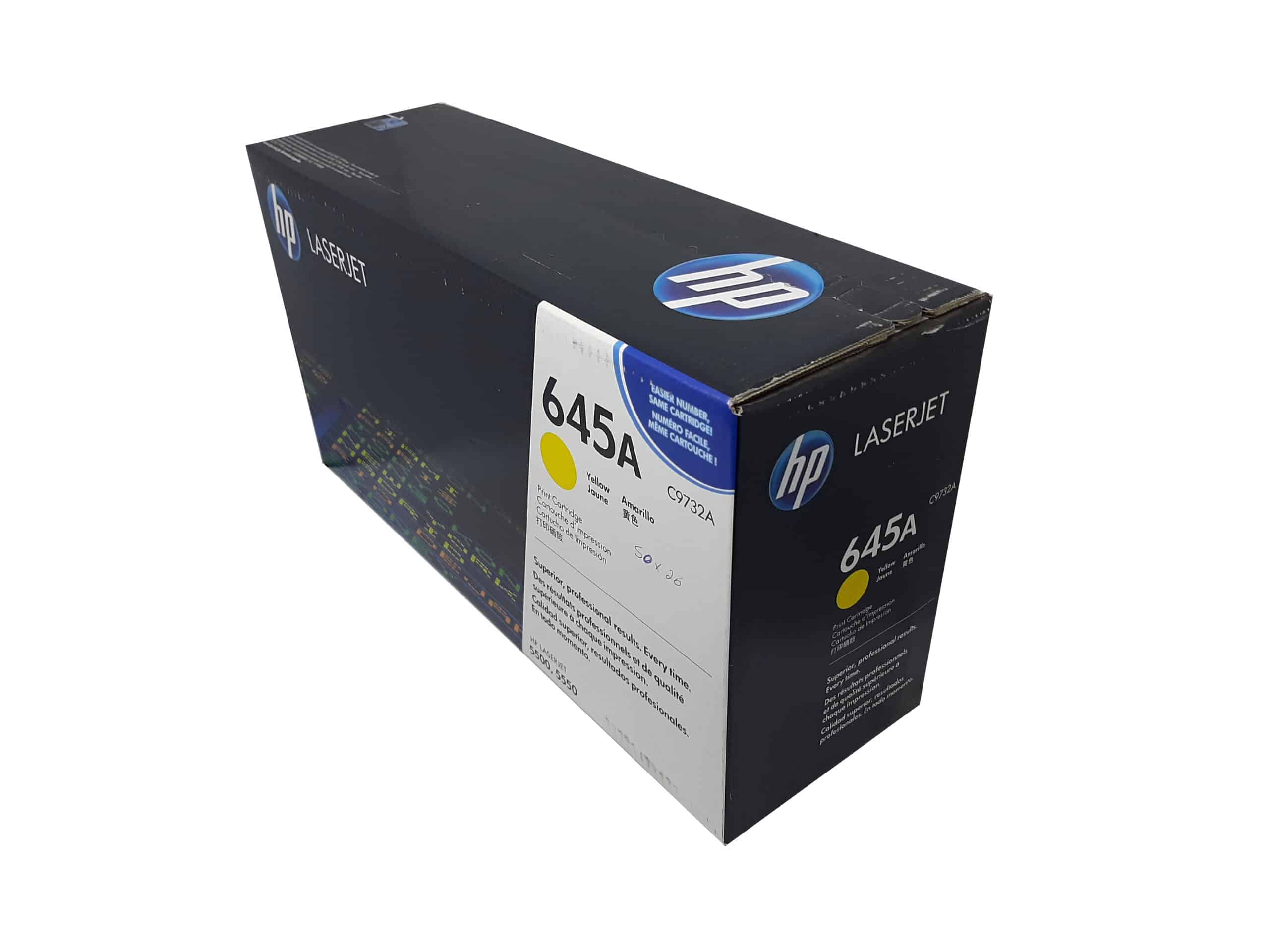Toner Hp C9732A / 645A Yellow Original Novo Caixa Preta – Ecomando