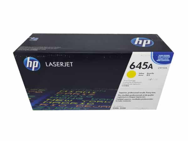 Toner Hp C9732A / 645A Yellow Original Novo Caixa Preta – Ecomando