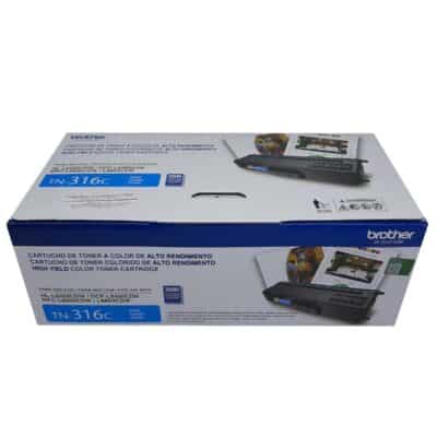 Toner Brother Tn316 Cyan Original Novo Caixa Avariada