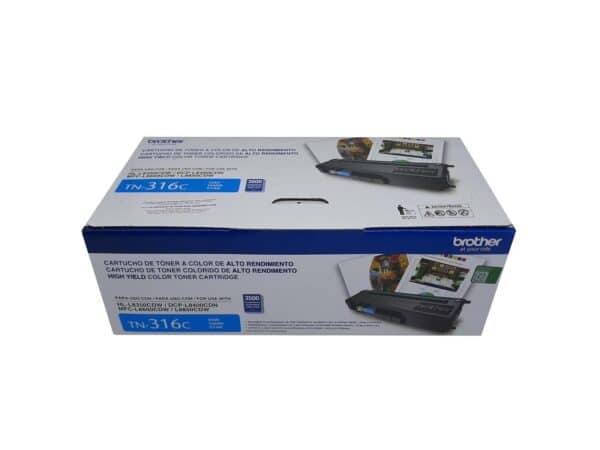Toner Brother Tn316 Cyan Original Novo Caixa Avariada