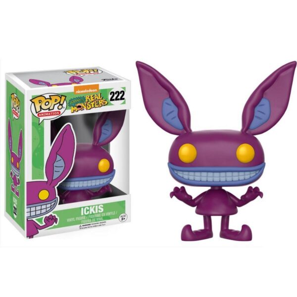 Funko Pop Animation Aaahh Real Monster Ickis 222 Caixa Avariada