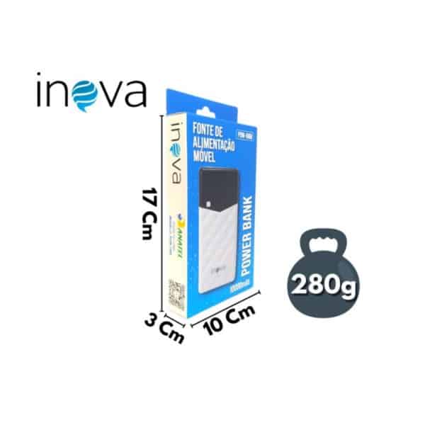 Carregador Portátil Inova Pow-1068 10000Mah Powerbank Usb V8 - Image 4