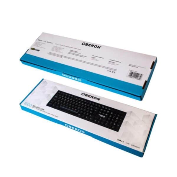 Teclado Oberon Or-Te100 Abnt2 Com Cabo Usb 2.0 Preto - Imagem 2