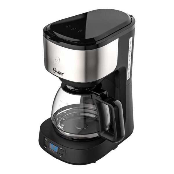 Cafeteira Oster OCAF500 1,2L Inox Preto 220V - Image 3