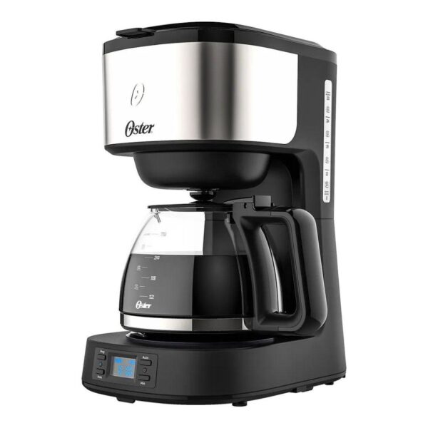 Cafeteira Oster OCAF500 1,2L Inox Preto 220V - Image 2